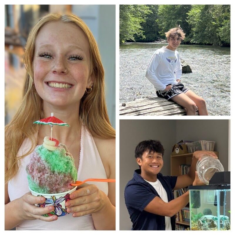 Isaiah Hamblin;  Elle Joppa;  Miggy Lorete; Stella Waldman